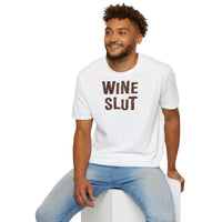 Wine Slut - Unisex Softstyle Funny T-Shirt UK