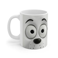 3d Dog V3 - Funny Mug 11oz / 15oz - Decorative Mug