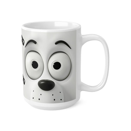 3d Dog V3 - Funny Mug 11oz / 15oz - Decorative Mug