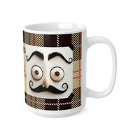 Grandpa Man Myth Legend Faces - Funny Mug 11oz / 15oz - Decorative Mug