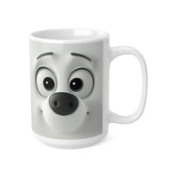 3d Dog V1 - Funny Mug 11oz / 15oz - Decorative Mug