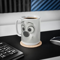 3d Dog V1 - Funny Mug 11oz / 15oz - Decorative Mug