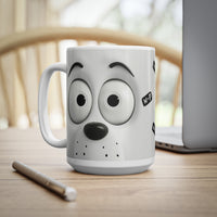 3d Dog V3 - Funny Mug 11oz / 15oz - Decorative Mug