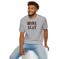 Wine Slut - Unisex Softstyle Funny T-Shirt UK