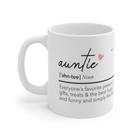 Auntie Noun - Funny Mug 11oz / 15oz - Decorative Mug