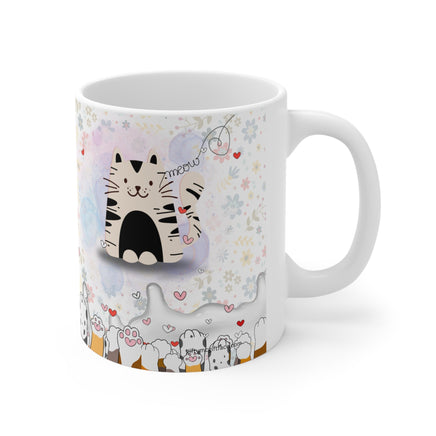 Cat Dad - Funny Mug 11oz / 15oz - Decorative Mug