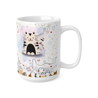 Cat Dad - Funny Mug 11oz / 15oz - Decorative Mug