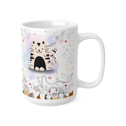 Cat Dad - Funny Mug 11oz / 15oz - Decorative Mug