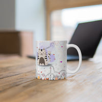 Cat Mum - Funny Mug 11oz / 15oz - Decorative Mug