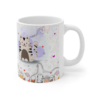 Cat Mum - Funny Mug 11oz / 15oz - Decorative Mug