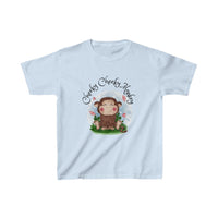 " Cheeky Cheeky Monkey " Kids Heavy Cotton™ Tee - Decorative Kids clothes