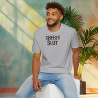 Cheese Slut - Unisex Softstyle Funny T-Shirt UK - Decorative T-Shirt