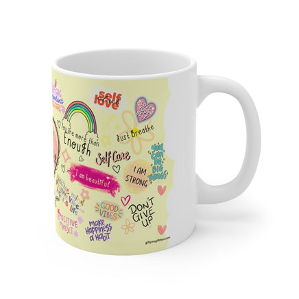 Cup Of Positivity - Motivational Mug 11oz / 15oz - Decorative Mug