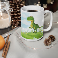 Dinosaurs Didn't Play Squash - Funny Mug 11oz / 15oz - Decorative Mug