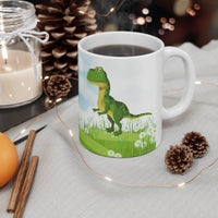 Dinosaurs Didn't Play Squash - Funny Mug 11oz / 15oz - Decorative Mug