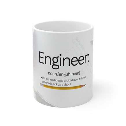 Engineer Noun - Funny Mug 11oz / 15oz - Decorative Mug