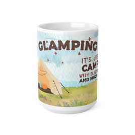 Glamping Funny Mug - Funny Mug 11oz / 15oz - Decorative Mug