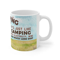 Glamping Funny Mug - Funny Mug 11oz / 15oz - Decorative Mug