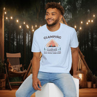 Glamping Unisex Softstyle Funny T-Shirt UK - Decorative T-Shirt