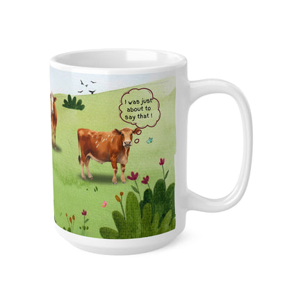 Hiking Im One Fart Away From A Poo - Funny Mug 11oz / 15oz - Decorative Mug