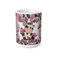 Holy Cow Im Cute 11oz - Funny Mug 11oz / 15oz - Decorative Mug