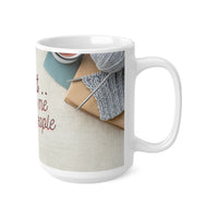 I Knit To Stop Me Killing People - Funny Mug 11oz / 15oz - Decorative Mug