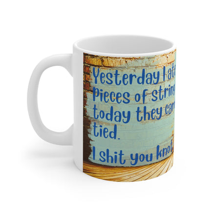 I Shit You Knot - Funny Mug 11oz / 15oz - Decorative Mug