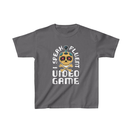 " I Speak Fluent Video Game " Kids Heavy Cotton™ Tee - Decorative Kids clothes