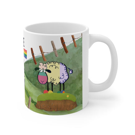 I'm The Rainbow Sheep Of The Family - Motivational Mug 11oz / 15oz - Decorative Mug