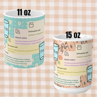 Examples of  11oz / 15oz size mugs