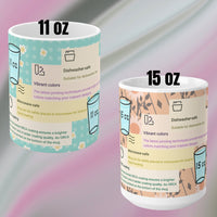 Examples of  11oz / 15oz size mugs