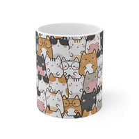 Just A Bunch Of Cats - Funny Mug 11oz / 15oz - Decorative Mug