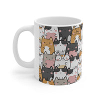 Just A Bunch Of Cats - Funny Mug 11oz / 15oz - Decorative Mug