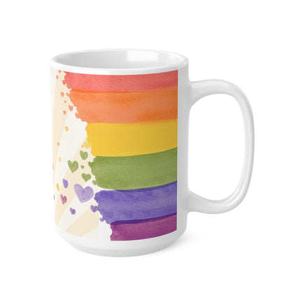 Lesbian Gay Bisexual Straight Human - Motivational Mug 11oz / 15oz - Decorative Mug