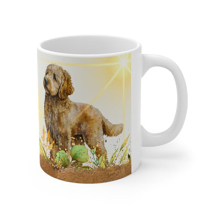 Life Is Golden With My Doodle - Funny Mug 11oz / 15oz - Decorative Mug