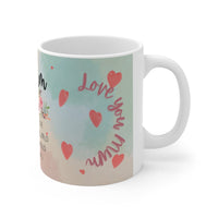 Love You Mum Vagina - Funny Mug 11oz /15oz - Decorative Mug