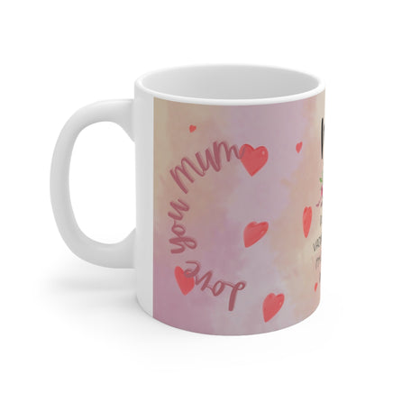 Love You Mum Vagina - Funny Mug 11oz /15oz - Decorative Mug