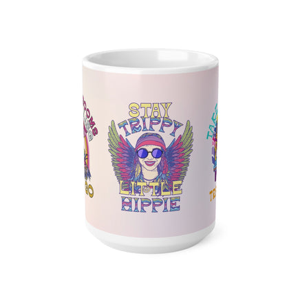 Mushrooms Hippy Camper - Funny Mug 11oz / 15oz - Decorative Mug