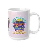 Mushrooms Hippy Camper - Funny Mug 11oz / 15oz - Decorative Mug