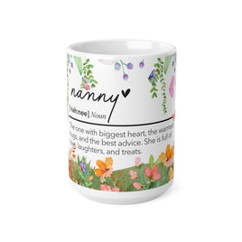 Nanny Noun - Motivational Mug 11oz / 15oz - Decorative Mug