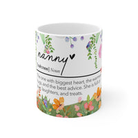 Nanny Noun - Motivational Mug 11oz / 15oz - Decorative Mug