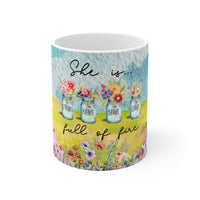 Nordic She Is Full Of Fire Mug  -  11oz / 15oz- Decorative Mug - Gifty McGiftFace