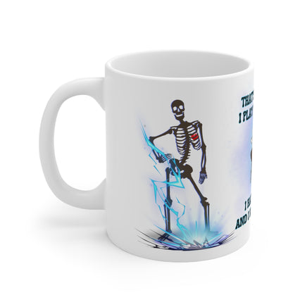 Skeleton That's What I Do Electrician - Funny Mug 11oz / 15oz - Decorative Mug