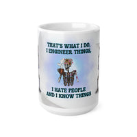 Skeleton That's What I Do Engineer - Funny Mug 11oz / 15oz - Decorative Mug