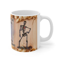 Skeleton That's What I Do Joiner Carpenter - Funny Mug 11oz / 15oz - Decorative Mug