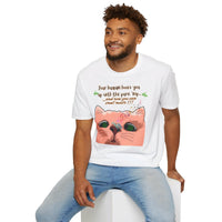 Your Human Hooks You Up with Nip - Unisex Funny T-Shirt UK - Decorative T-Shirt